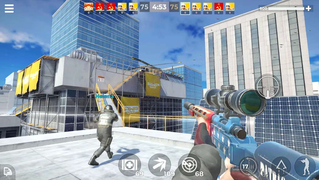 AWP Mode: Online Sniper Action MOD — Точная стрельба и быстрый прице? на Андроид — скриншот 1