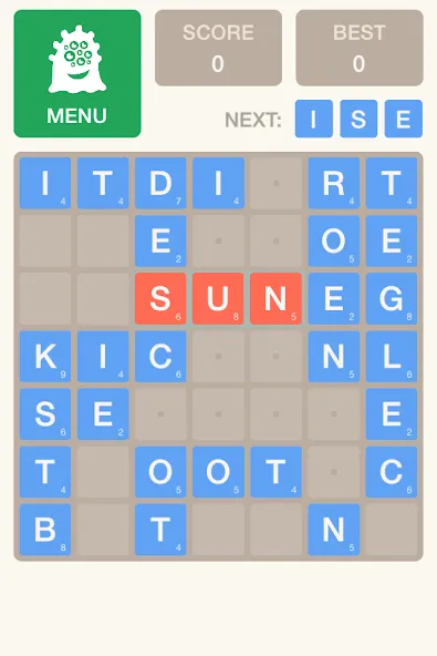 Скачать Word Monster Puzzle на Андроид — Безлимитные подсказки и жизни — скриншот 1