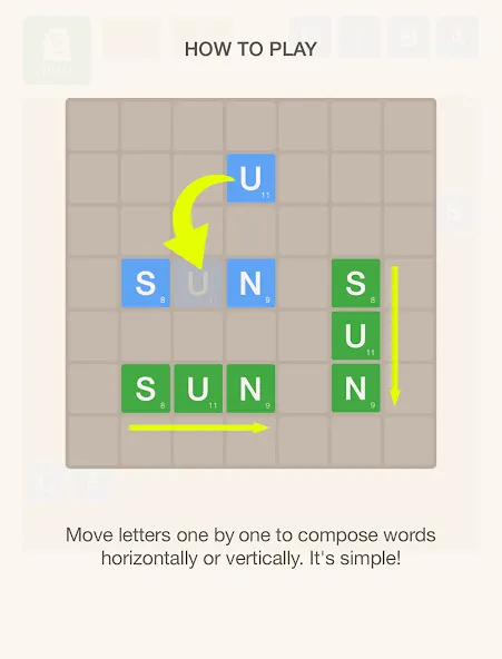 Скачать Word Monster Puzzle на Андроид — Безлимитные подсказки и жизни — скриншот 4