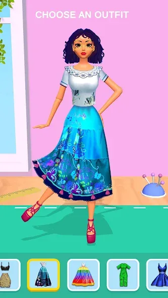 Взломанная Doll Makeover - DIY 3D Dolly на Андроид — Безлимитные деньги и алмазы — скриншот 4