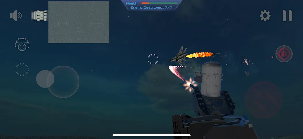 Скачать C-RAM Simulator: Air defense — Модификация Быстрая перезарядка и точное наведение — скриншот 1