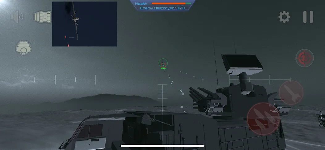 Скачать C-RAM Simulator: Air defense — Модификация Быстрая перезарядка и точное наведение — скриншот 5