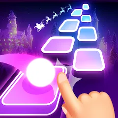 Tiles Hop: EDM Rush — Мод: Безлимитные жизни и все песни открыты