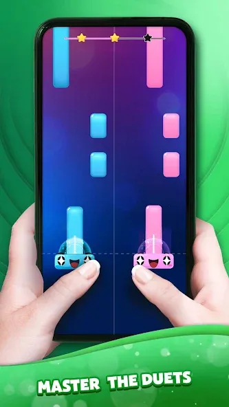Скачать Duet Tiles: Dual Vocal Music MOD APK — Безлимитные ноты и все песни открыты — скриншот 4