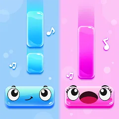 Скачать Duet Tiles: Dual Vocal Music MOD APK — Безлимитные ноты и все песни открыты
