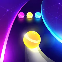 Скачать Dancing Road: Color Ball Run! — Модификация Безлимитные жизни и все скины