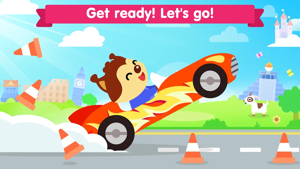 Скачать взлом Car games for kids & toddler на Андроид — Без рекламы, открыты все машины — скриншот 4
