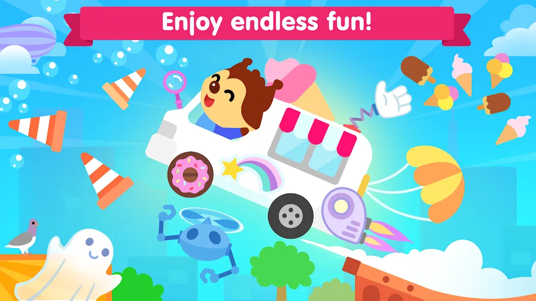 Взлом Car games for toddlers & kids — Разблокированы все машинки — скриншот 2