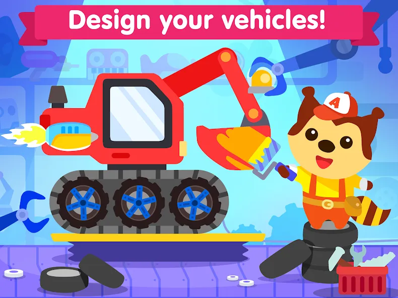 Взлом Car games for toddlers & kids — Разблокированы все машинки — скриншот 4