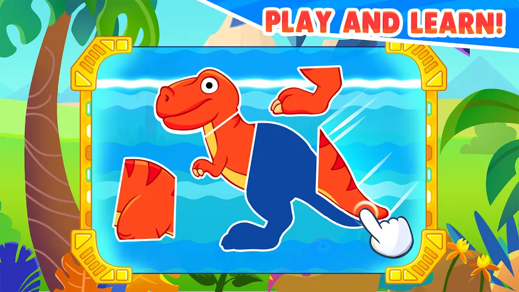 Взлом Dinosaur games for toddlers — Разблокированы все динозавры и игры — скриншот 2