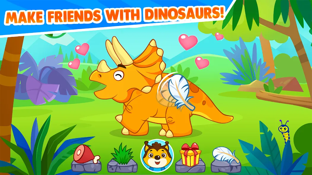 Взлом Dinosaur games for toddlers — Разблокированы все динозавры и игры — скриншот 4
