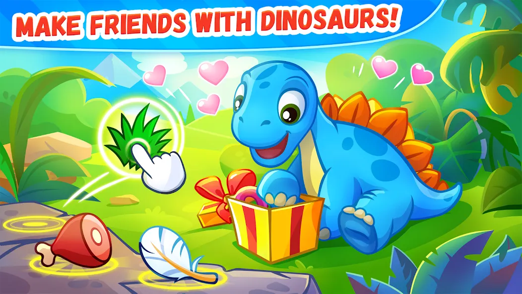 Dinosaur games for kids age 2 на Андроид — Все динозавры и уровни открыты — скриншот 4