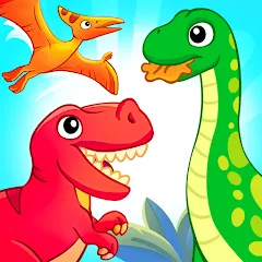 Dinosaur games for kids age 2 на Андроид — Все динозавры и уровни открыты