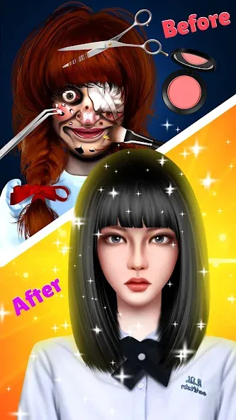 Makeup Salon: Makeover ASMR на Андроид — Мод Безлимитные деньги и открыты все уровни — скриншот 5