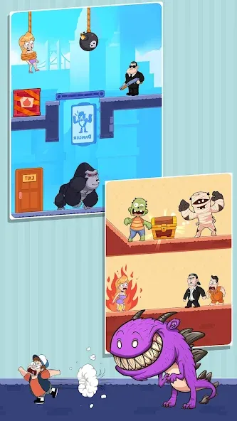 Скачать Cut Master: Fun Rope Cut Game — Модификация Без рекламы и все уровни — скриншот 4