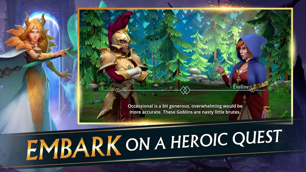 Скачать Puzzle Quest 3 - Match 3 RPG — Безлимитные ресурсы и урон — скриншот 5