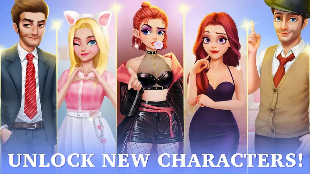 Fantasy Stylist: Match 3 (Мод Безлимитные монеты и жизни) — скриншот 5