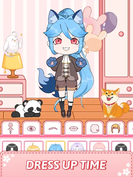Скачать Vivi Story - Dress Up Game — Много монет и все наряды открыты — скриншот 1