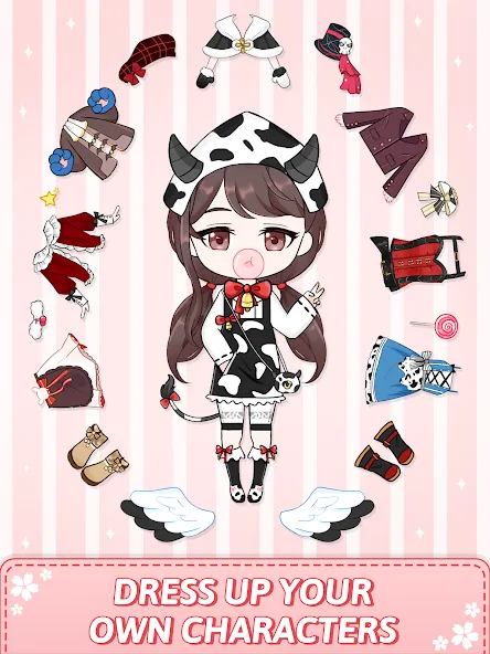 Скачать Vivi Story - Dress Up Game — Много монет и все наряды открыты — скриншот 4