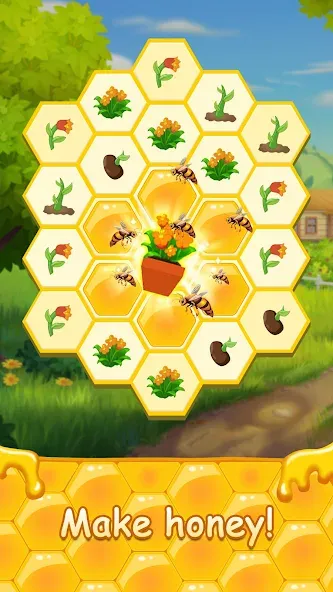 Скачать Honey Bottles - merge puzzle на телефон — Безлимитные ходы и бонусы — скриншот 3