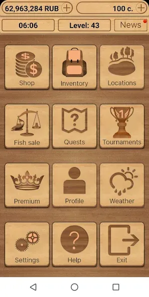 True Fishing. Simulator MOD APK на Android — Безлимитные деньги и ресурсов — скриншот 1 True Fishing. Simulator MOD APK на Android — Безлимитные деньги и ресурсов — скриншот 1