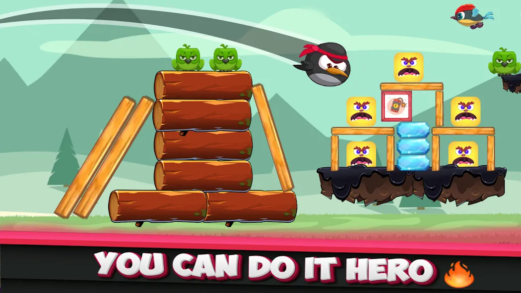 Angry Penguin — Мод: Безлимитные монеты и все уровни — скриншот 2 Angry Penguin — Мод: Безлимитные монеты и все уровни — скриншот 2
