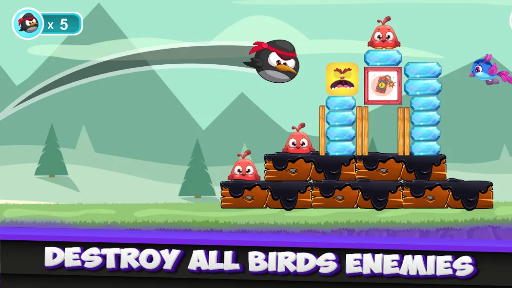 Angry Penguin — Мод: Безлимитные монеты и все уровни — скриншот 4 Angry Penguin — Мод: Безлимитные монеты и все уровни — скриншот 4