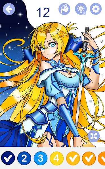 Скачать Anime Manga Color by Numbers на Андроид — Все раскраски и подсказки открыты — скриншот 2 Скачать Anime Manga Color by Numbers на Андроид — Все раскраски и подсказки открыты — скриншот 2