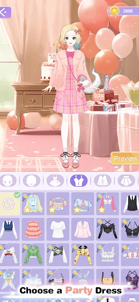 Magic Princess: Dress Up Games на Андроид — Мод Безлимитные монеты и наряды — скриншот 3