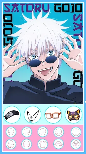 Anime Avatar Maker 2: Dress Up MOD APK — Безлимитные деньги и всё открыто — скриншот 1