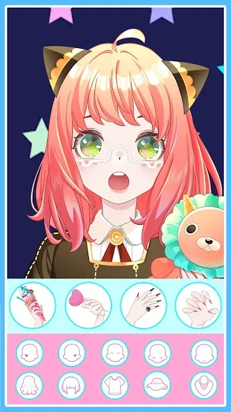 Anime Avatar Maker 2: Dress Up MOD APK — Безлимитные деньги и всё открыто — скриншот 3