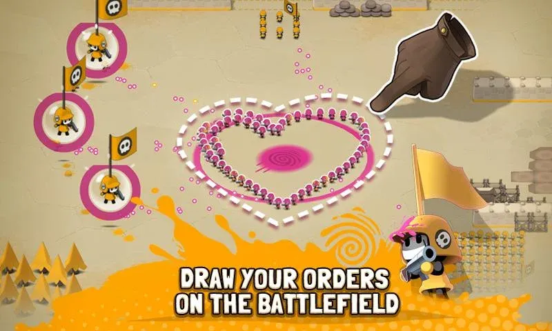 Скачать Tactile Wars с модом — Безлимитные деньги и алмазы — скриншот 2