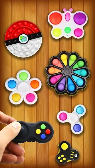 Antistress: Pop It Games 3D — Мод: Все уровни и без рекламы — скриншот 3