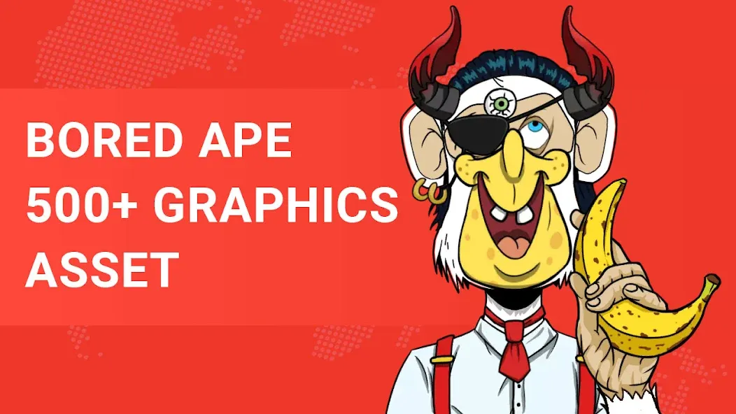 Взломанная Bored Ape Maker - NFT Art на Андроид — Открыты все предметы и фоны — скриншот 4
