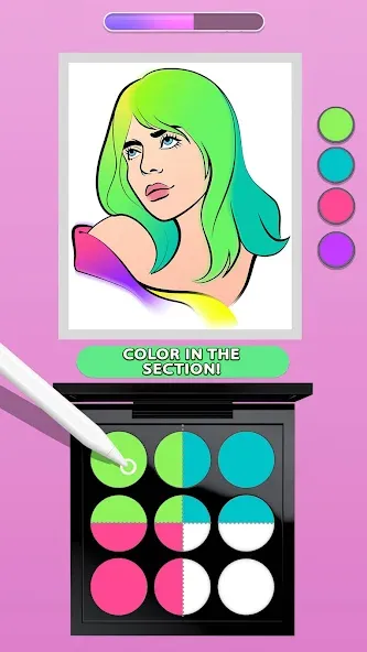 Скачать Makeup Kit - Color Mixing (Мод: Безлимитные деньги и все предметы) на Андроид — скриншот 4