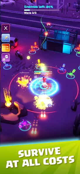 Скачать взломанную A4 vs Zombies - ZomBattle — Много денег и ресурсов — скриншот 4