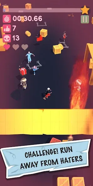 A4 - Run Away Challenge — Взломанная версия (Безлимитные монеты и открыты все костюмы) — скриншот 2 A4 - Run Away Challenge — Взломанная версия (Безлимитные монеты и открыты все костюмы) — скриншот 2