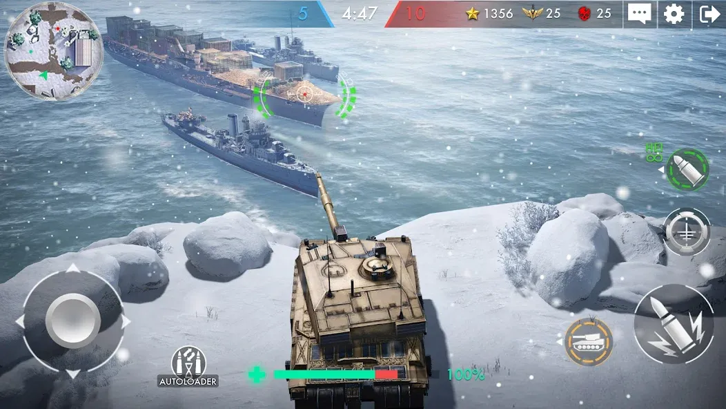 Скачать Tank Warfare: PvP Battle Game с модом — Безлимитные деньги и мощные танки — скриншот 1 Скачать Tank Warfare: PvP Battle Game с модом — Безлимитные деньги и мощные танки — скриншот 1