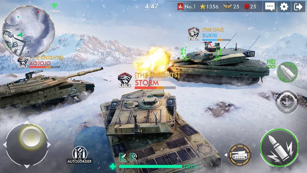 Скачать Tank Warfare: PvP Battle Game с модом — Безлимитные деньги и мощные танки — скриншот 5 Скачать Tank Warfare: PvP Battle Game с модом — Безлимитные деньги и мощные танки — скриншот 5