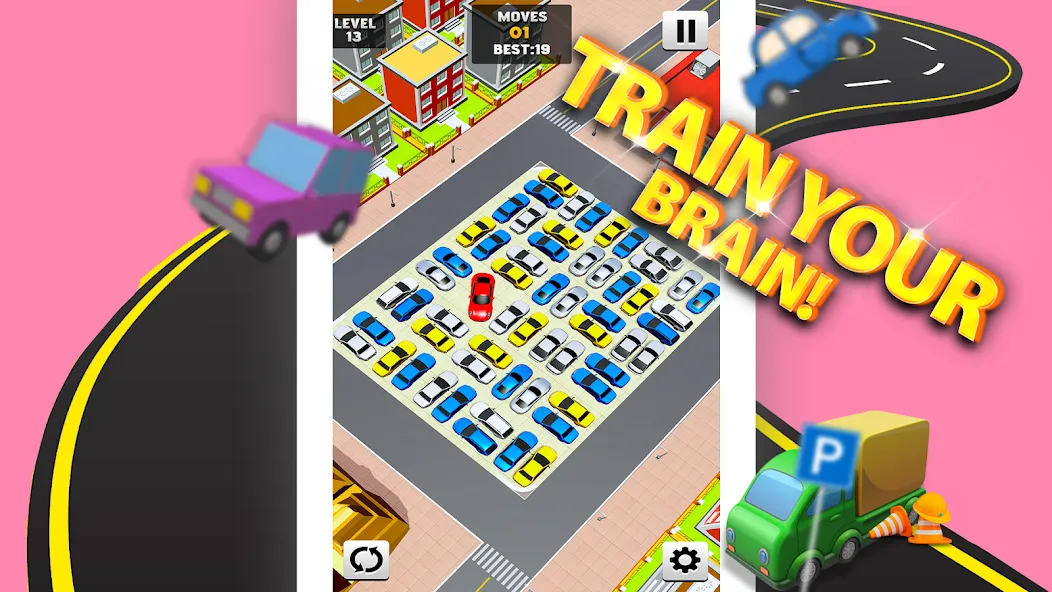 Скачать Park Master: Car Parking Jam на Андроид — Безлимитные деньги и все машины открыты — скриншот 4