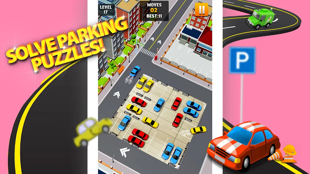 Скачать Park Master: Car Parking Jam на Андроид — Безлимитные деньги и все машины открыты — скриншот 5