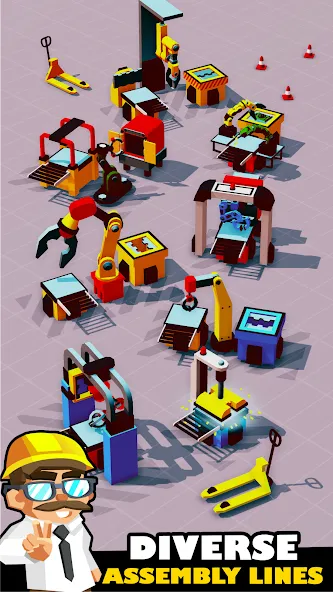 Idle Smartphone Tycoon Factory MOD APK — Безлимитные деньги и все улучшения — скриншот 4 Idle Smartphone Tycoon Factory MOD APK — Безлимитные деньги и все улучшения — скриншот 4