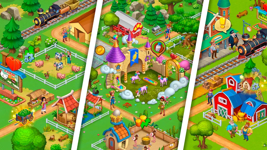 Скачать взломанную Idle Farmer: Mine Game — Безлимитные деньги и ресурсы — скриншот 3