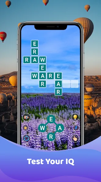 Скачать взлом Word Game : Crossword на Андроид — Подсказки и уровни без ограничений — скриншот 4