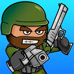 Скачать взломанную Mini Militia - War.io — Много денег и все скины