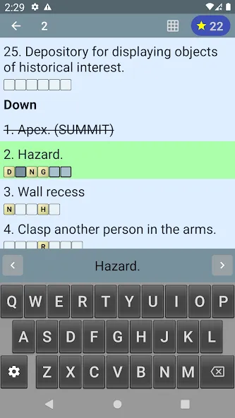 English Crossword puzzle — Мод: Подсказки и уровни без ограничений — скриншот 5