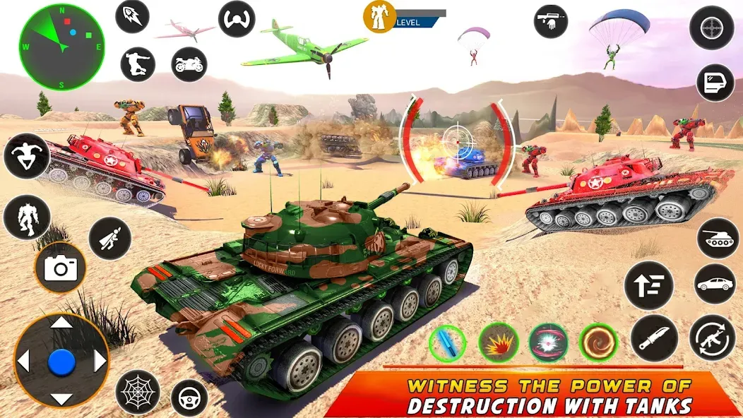 Скачать Army Bus Robot Car Game 3d — Последняя версия (Безлимитные деньги и все машины открыты) — скриншот 3