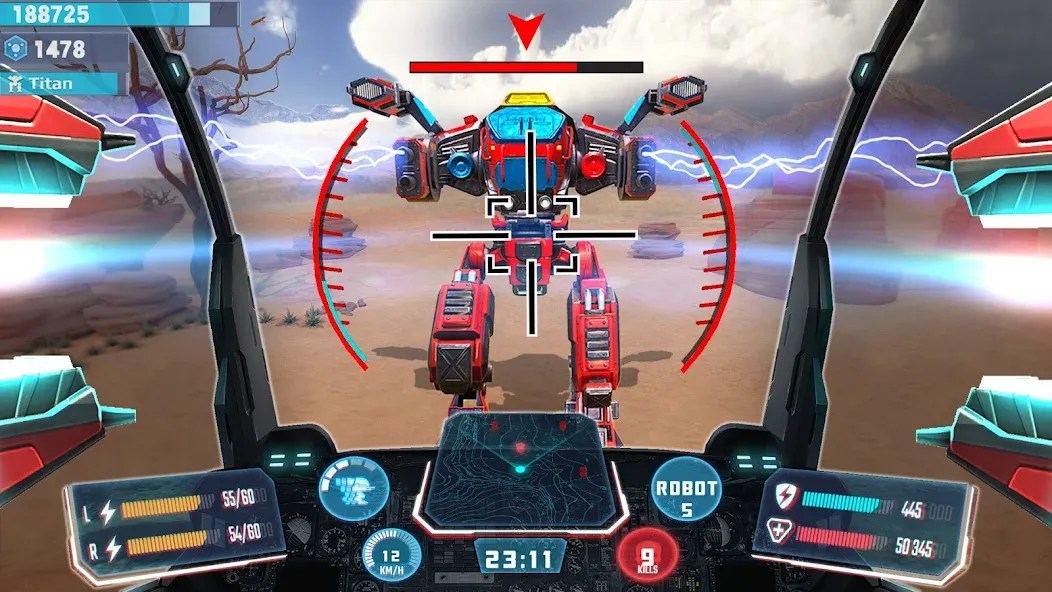Mech Robot Wars - Multi Robot — Безлимитные деньги и роботы — скриншот 4