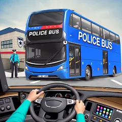 Police Bus Simulator Bus Games MOD APK на Android — Безлимитные деньги и все автобусы открыты