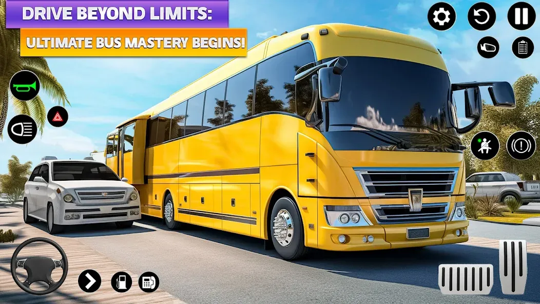 Скачать Ultimate Bus Driving Simulator MOD APK — Безлимитные деньги и топливо — скриншот 2